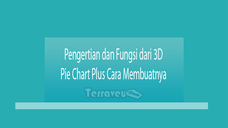 Pengertian dan Fungsi dari 3D Pie Chart Plus Cara Membuatnya