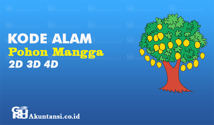 Kode Alam Pohon Mangga 2D 3D 4D